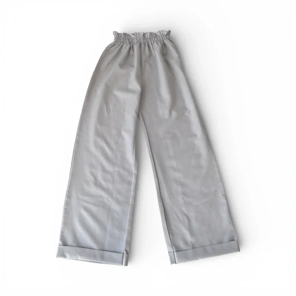 Khaki Wide Leg Trousers Missguided | High Waist | Size 8 Interview Outfit - Picture 2 of 10